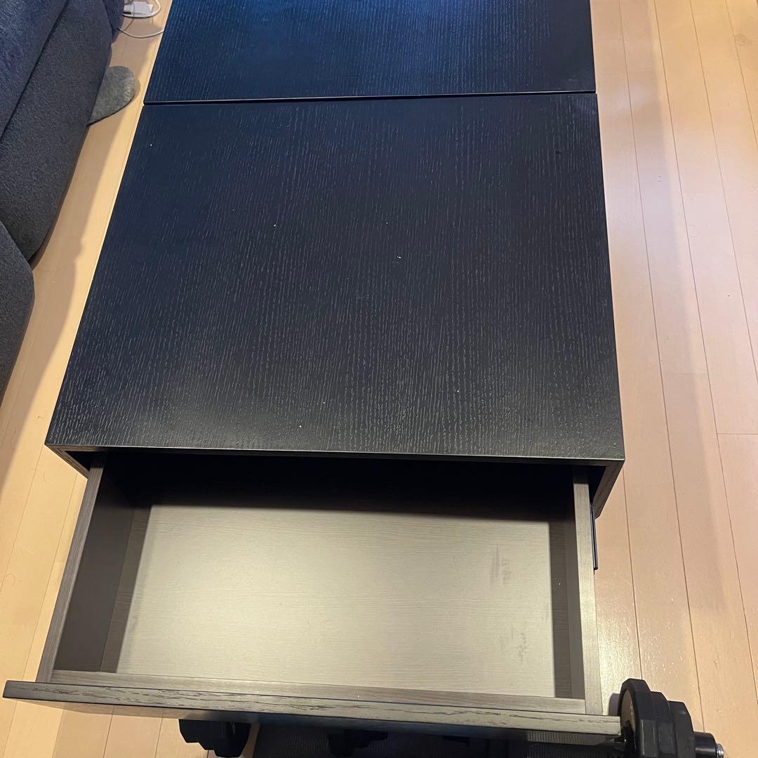 LOWYA / ロウヤ リフティングテーブル 昇降式 鉄脚 木製