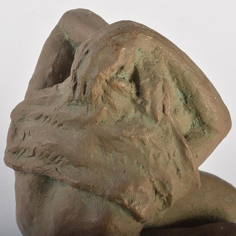 ブロンズ像　裸婦像　女性像　置物　約2.2kg　V　R7408