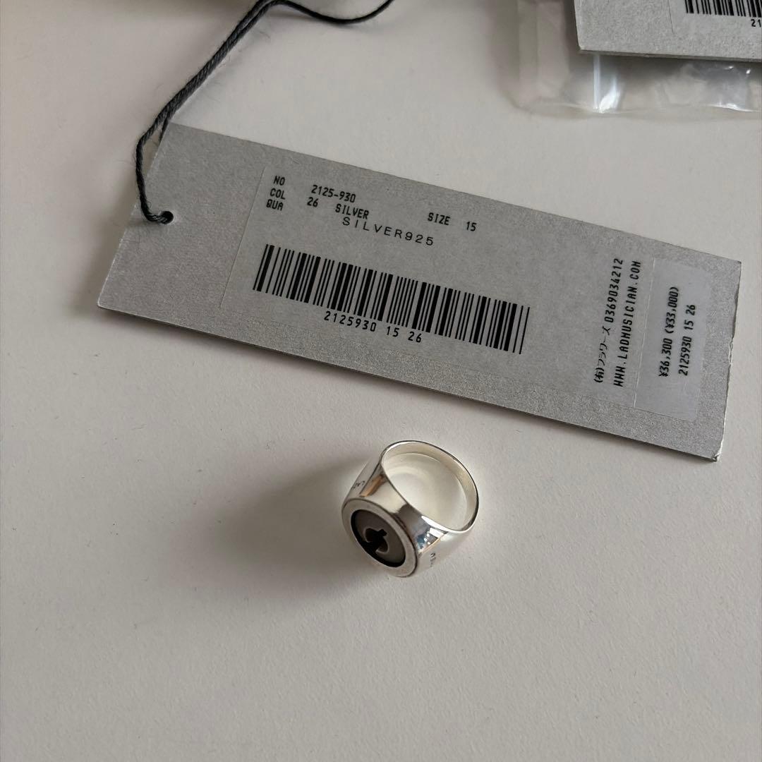 アクセサリー LAD MUSICIAN KEY HOLE RING SILVER 925