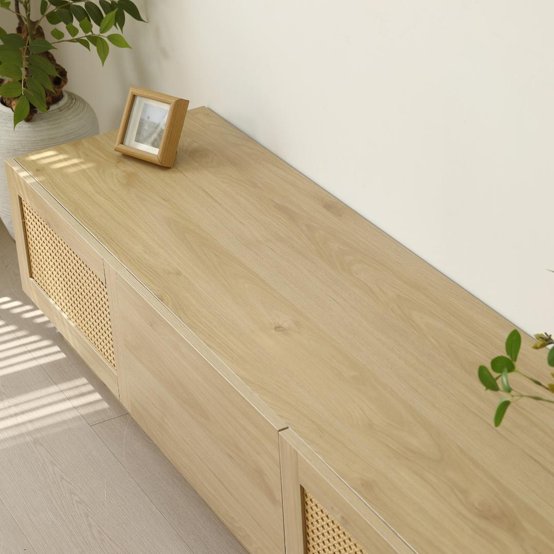 【幅150cm】ナチュラル テレビ台 ローボード 収納 テレビボード 大容量