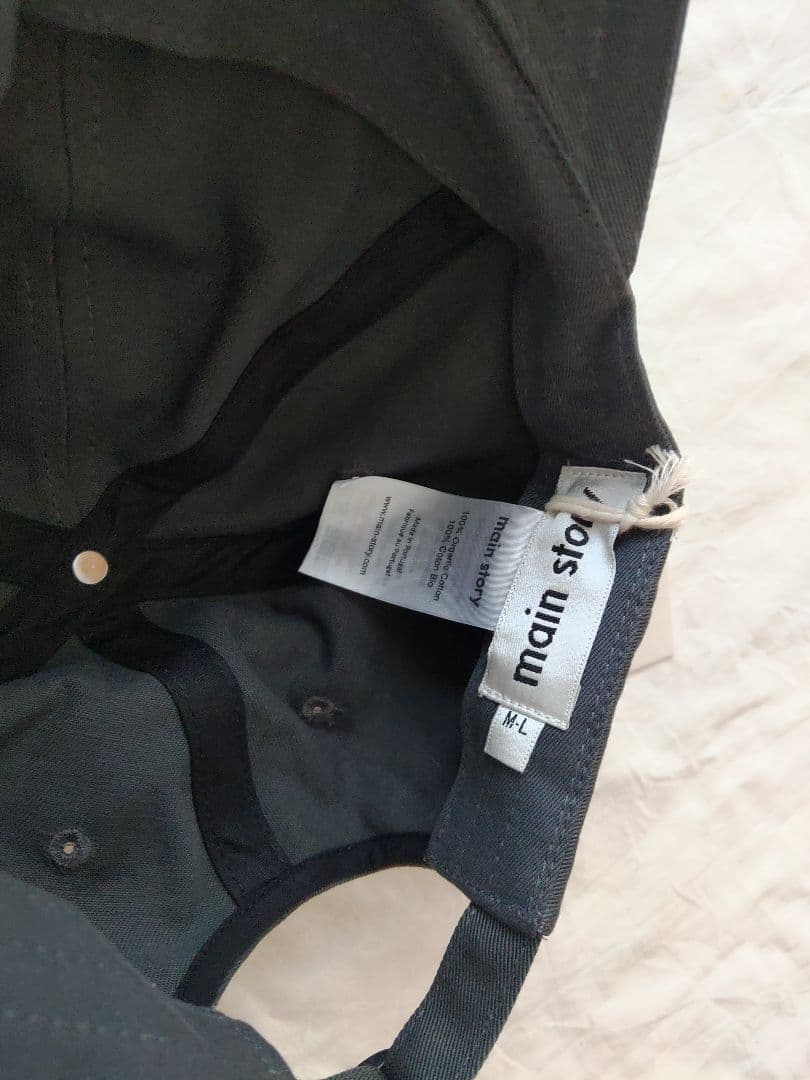 【M-L】main story　メインストーリー　キャップ　24SS