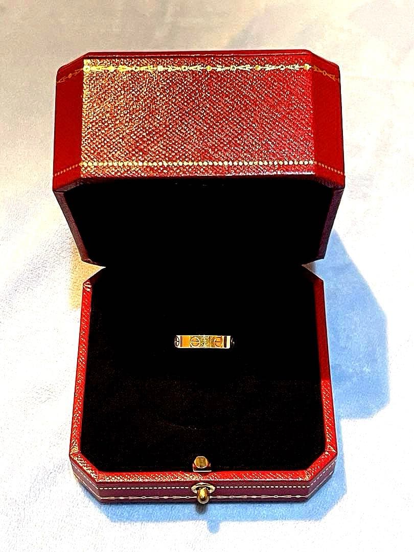 カルティエ　ミニラブリング　イエローゴールド 美品#48号 一週間限定値下げ