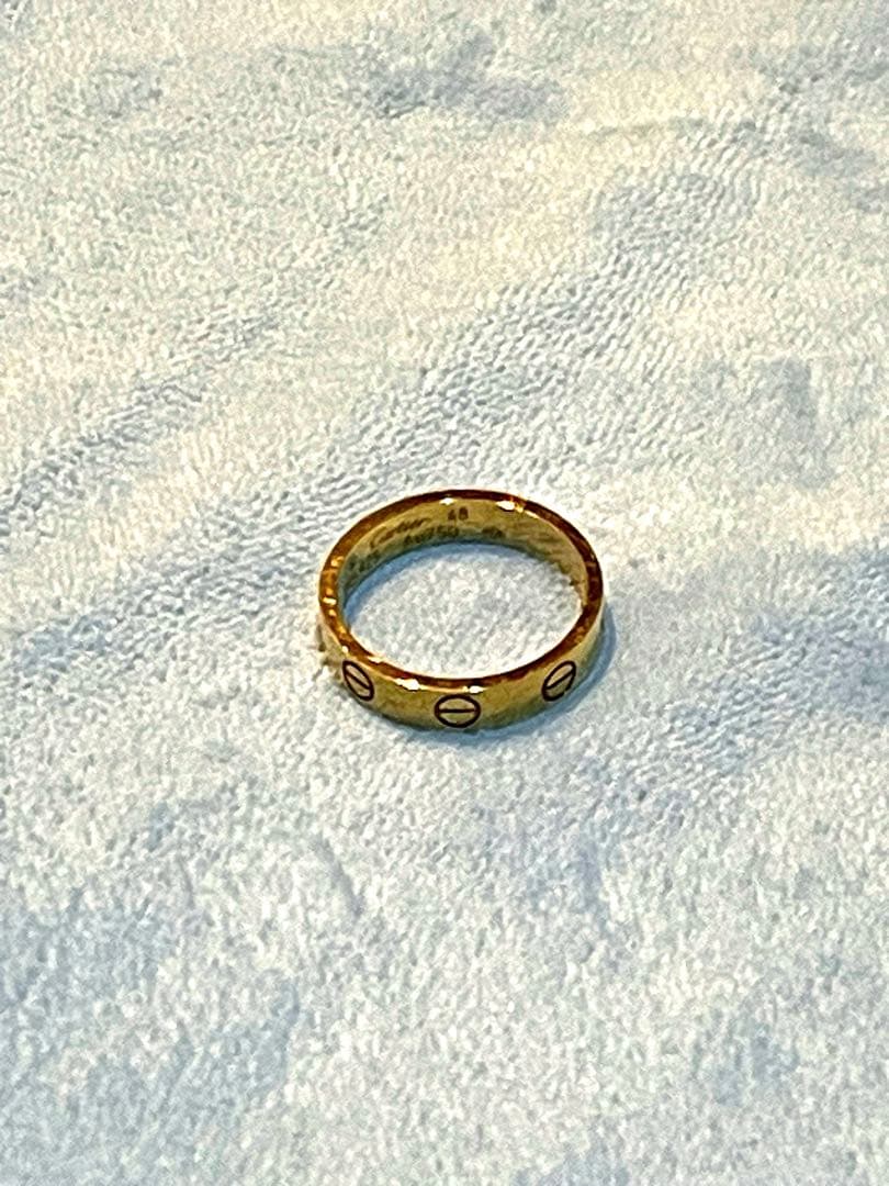 カルティエ　ミニラブリング　イエローゴールド 美品#48号 一週間限定値下げ