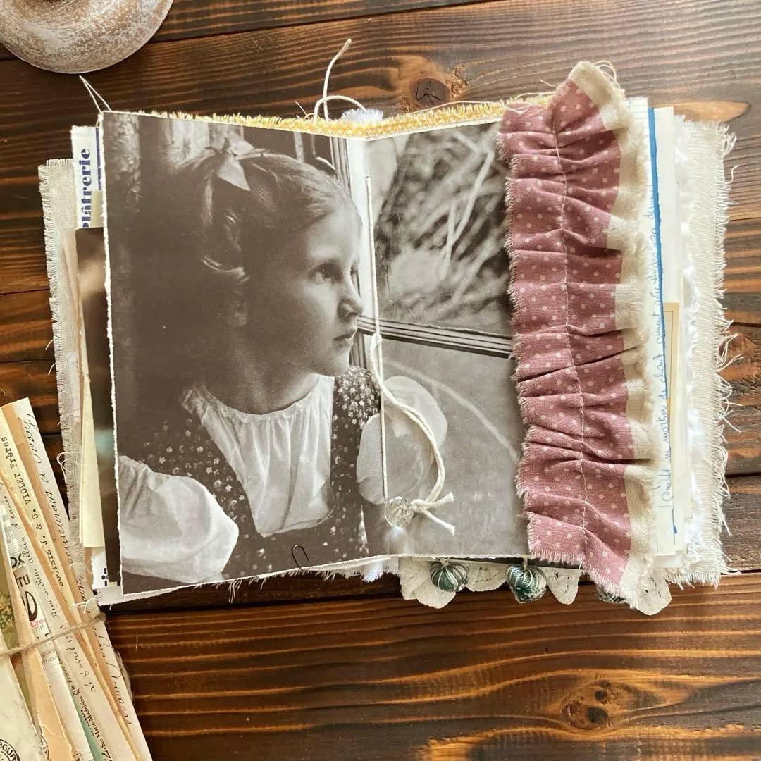 ジャンクジャーナル　junk journal雑記帳　エフェメラセット