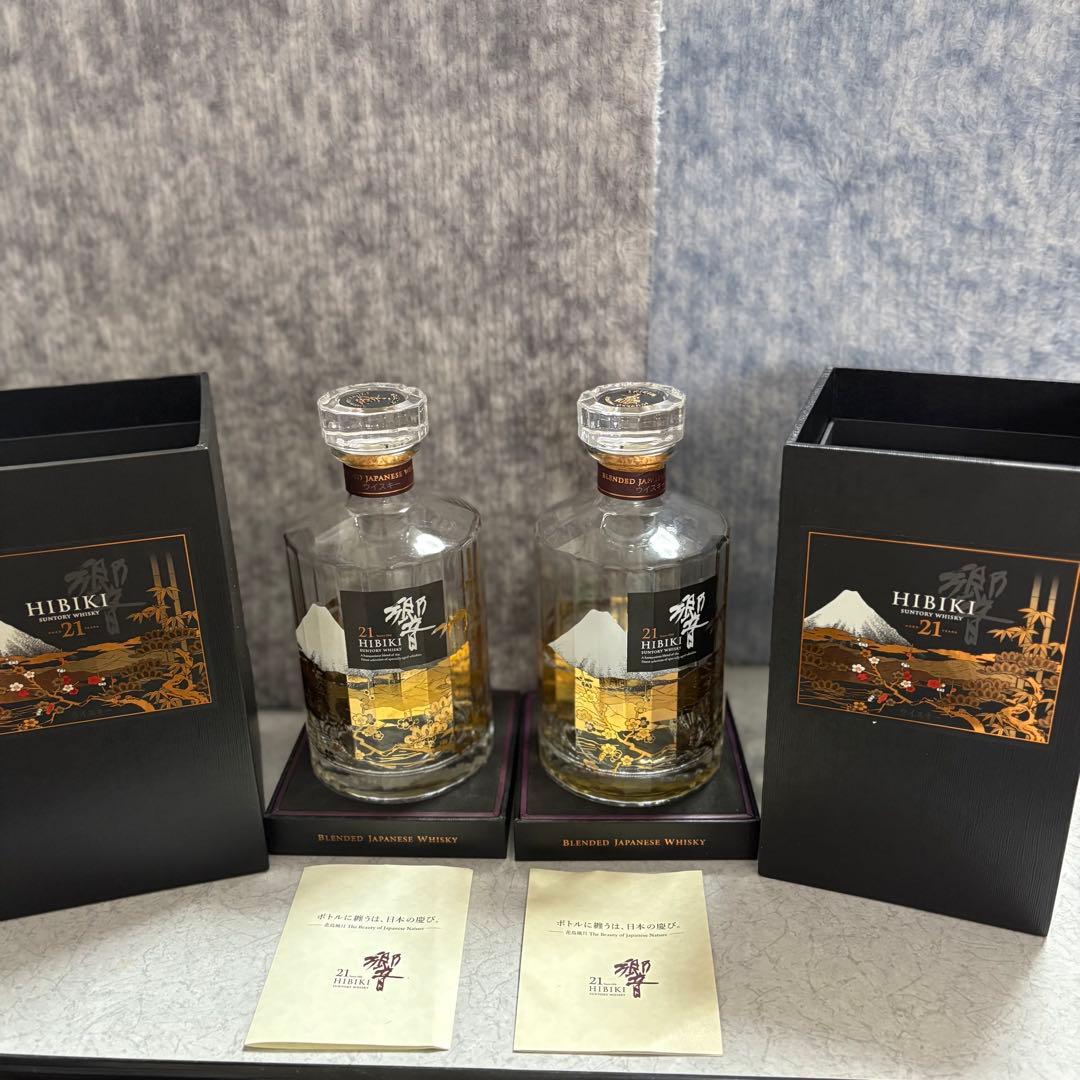 サントリー響21年 花鳥風月 空瓶 2セット