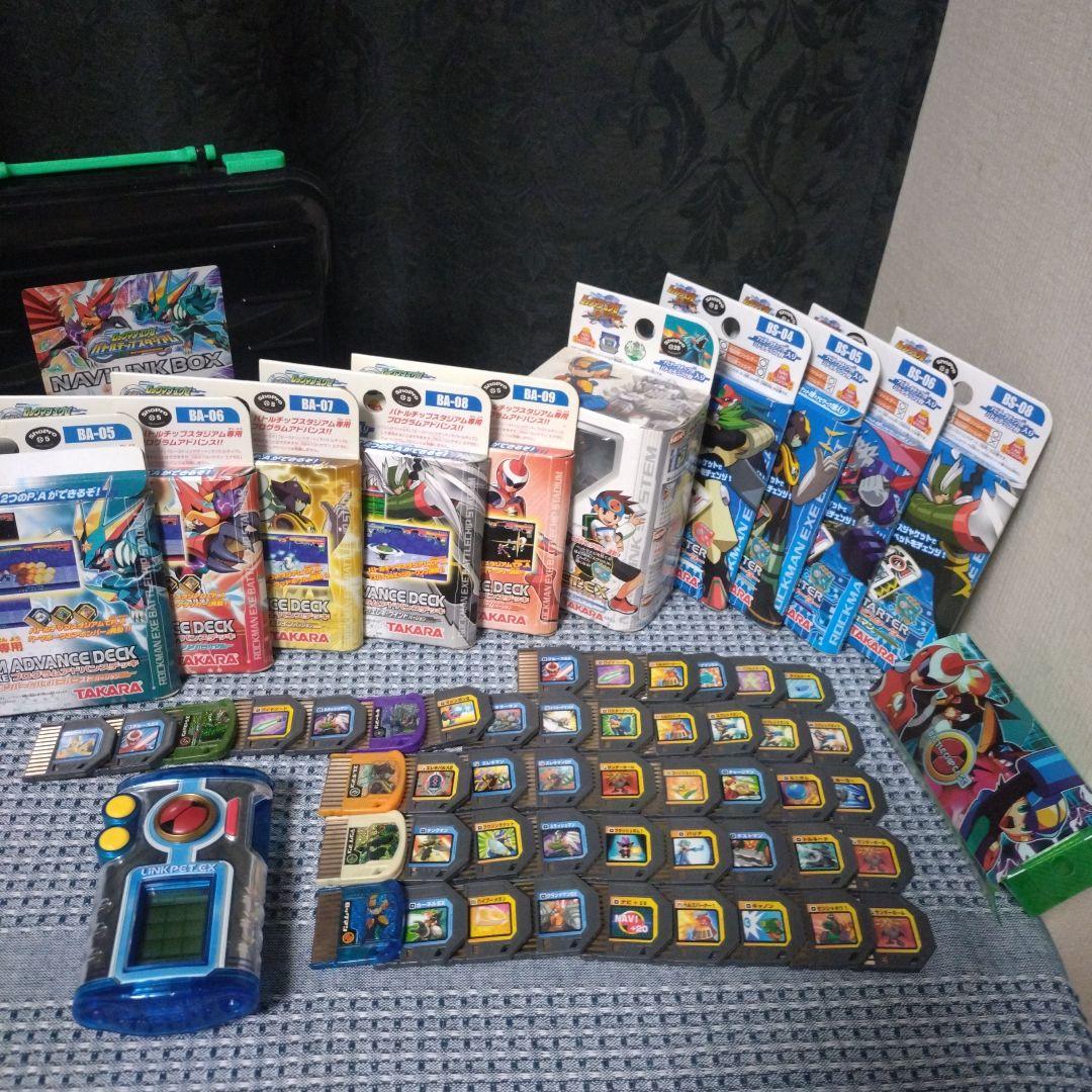 【ロックマンエグゼ ビースト】リンクペットEX&バトルチップ&カスタムジャケット