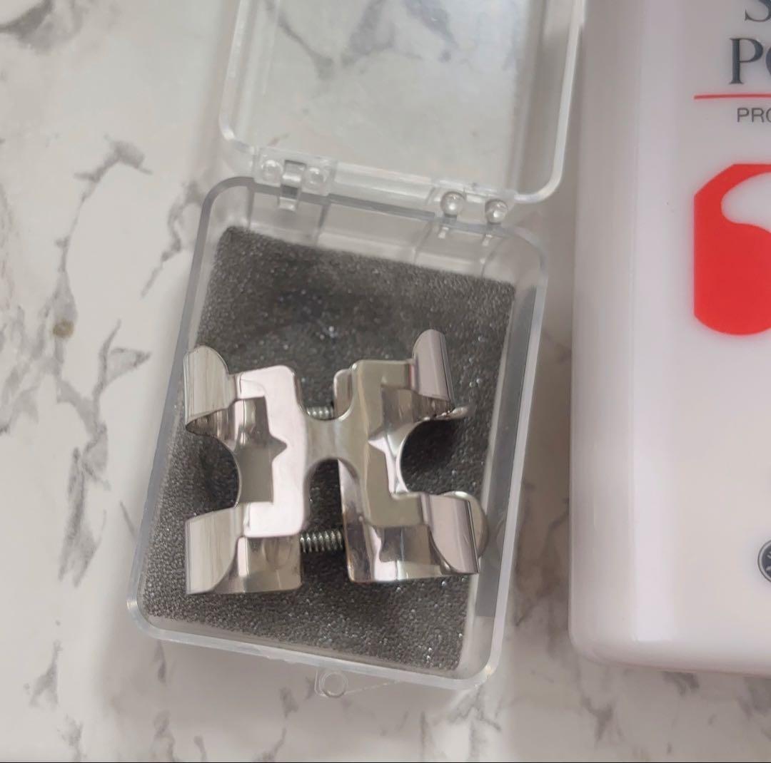 ハリソンリガチャー テナーサックス用　銀メッキ