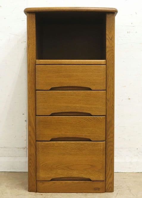 【浜本工芸】ナラ材・電話台・サイドチェスト