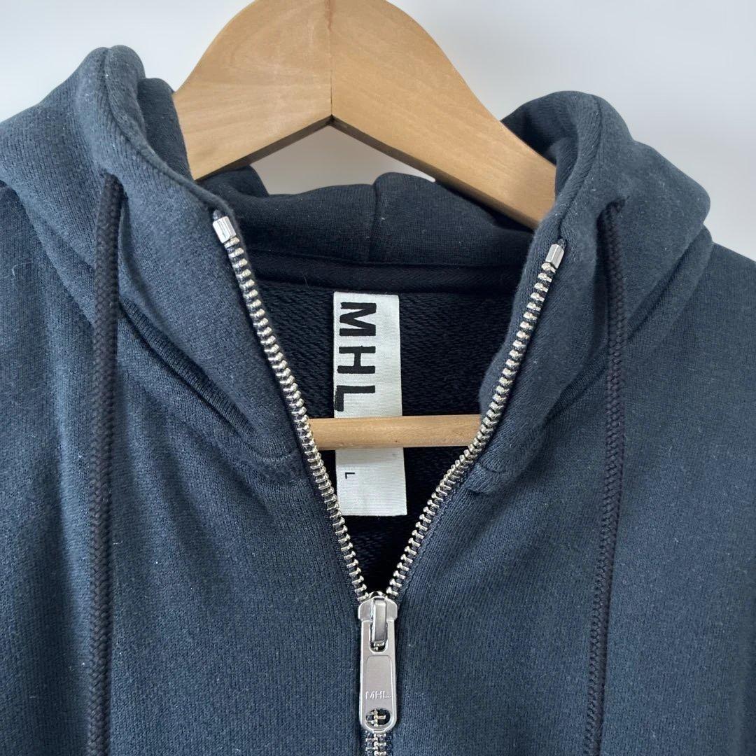 MHL. × LOOPWHEELER ハイジップ フーデットパーカー