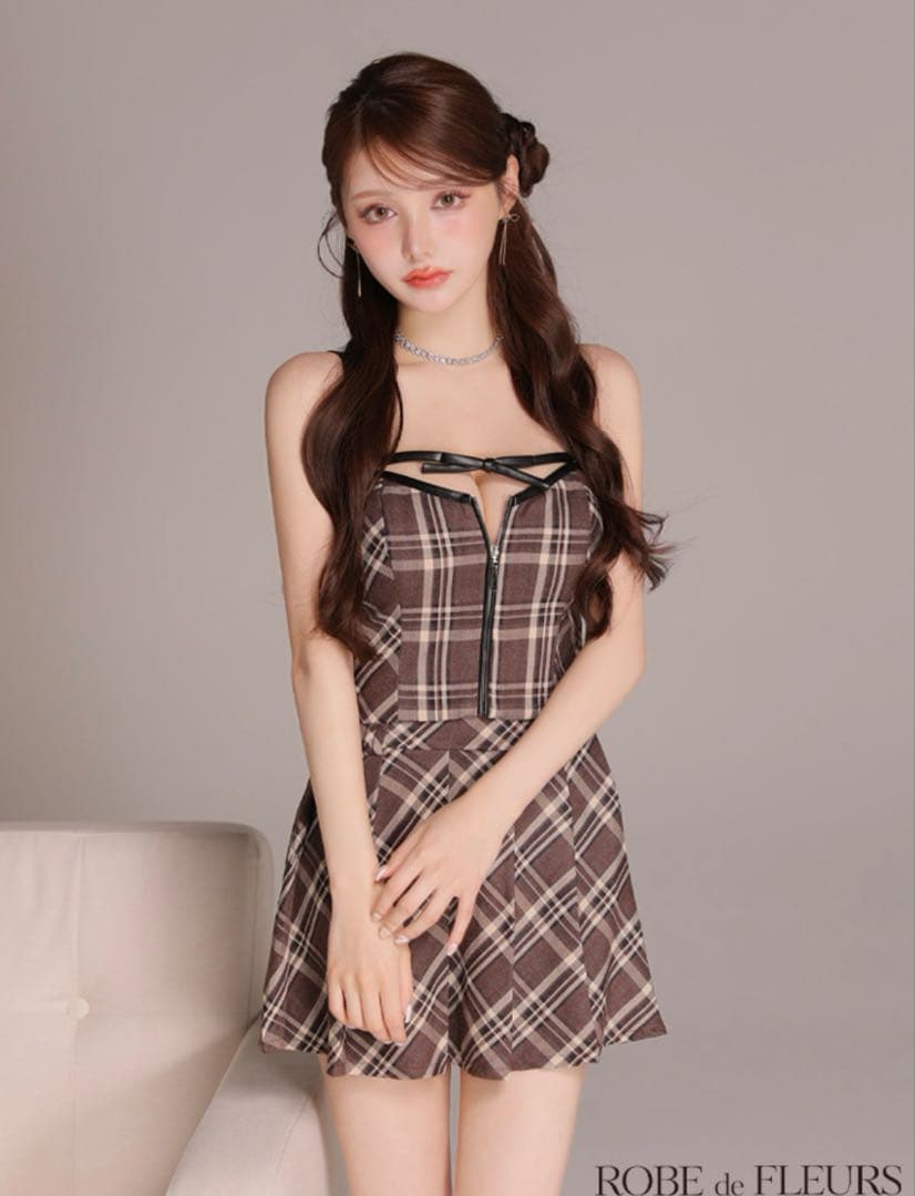 新品未使用タグ付き\"ROBE de FLEURS ローブドフルール