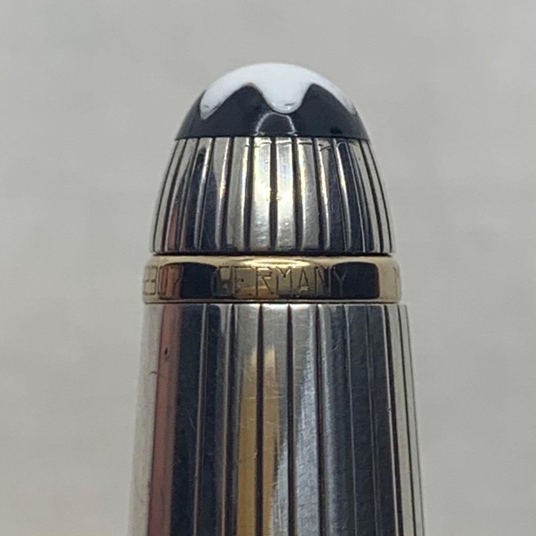 純銀　モンブラン　マイスターシュテュック　1641 ソリテールドゥエ　ボールペン