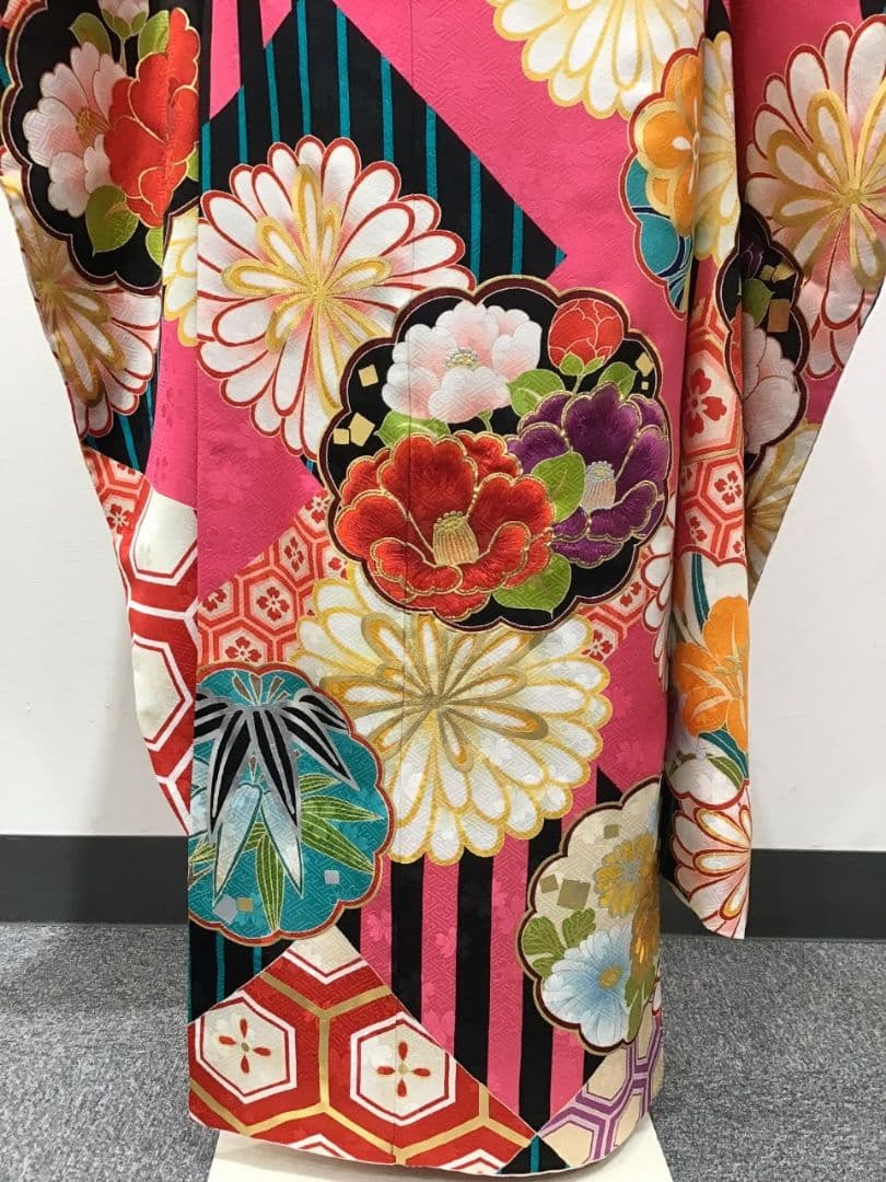 ショッキングピンク　振袖フルセット