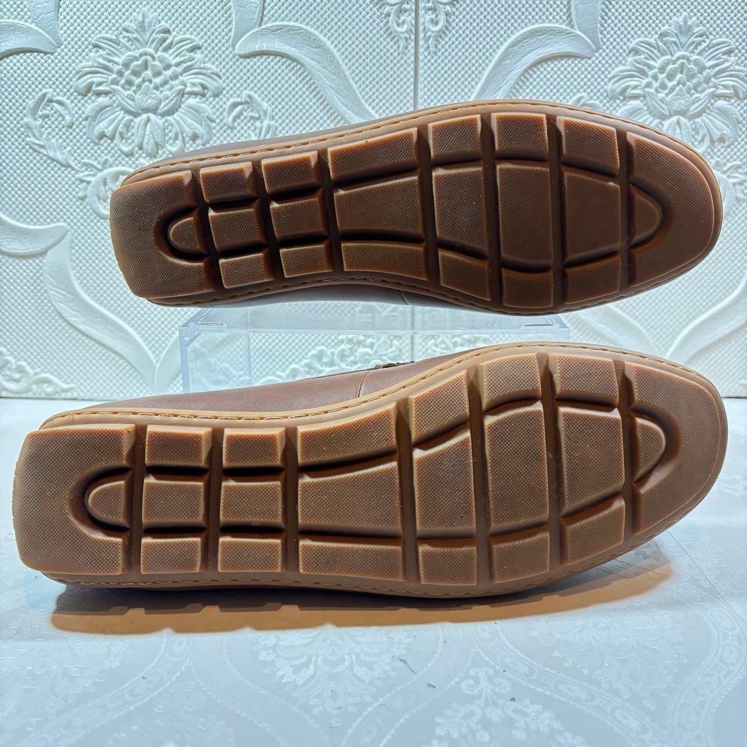 美品COACHシグネチャーチェーン ビットローファー　ラバーソール