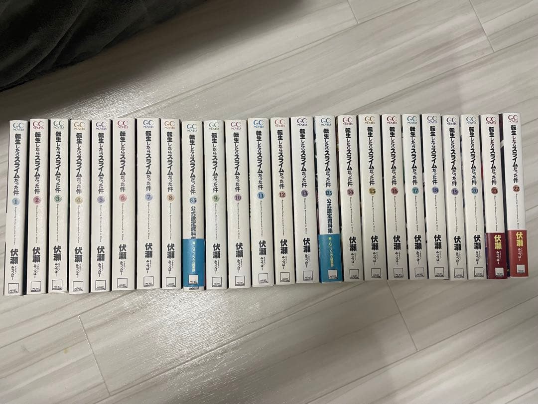 転生したらスライムだった件1〜22巻　24冊　小説（原作）マイクロマガジン社