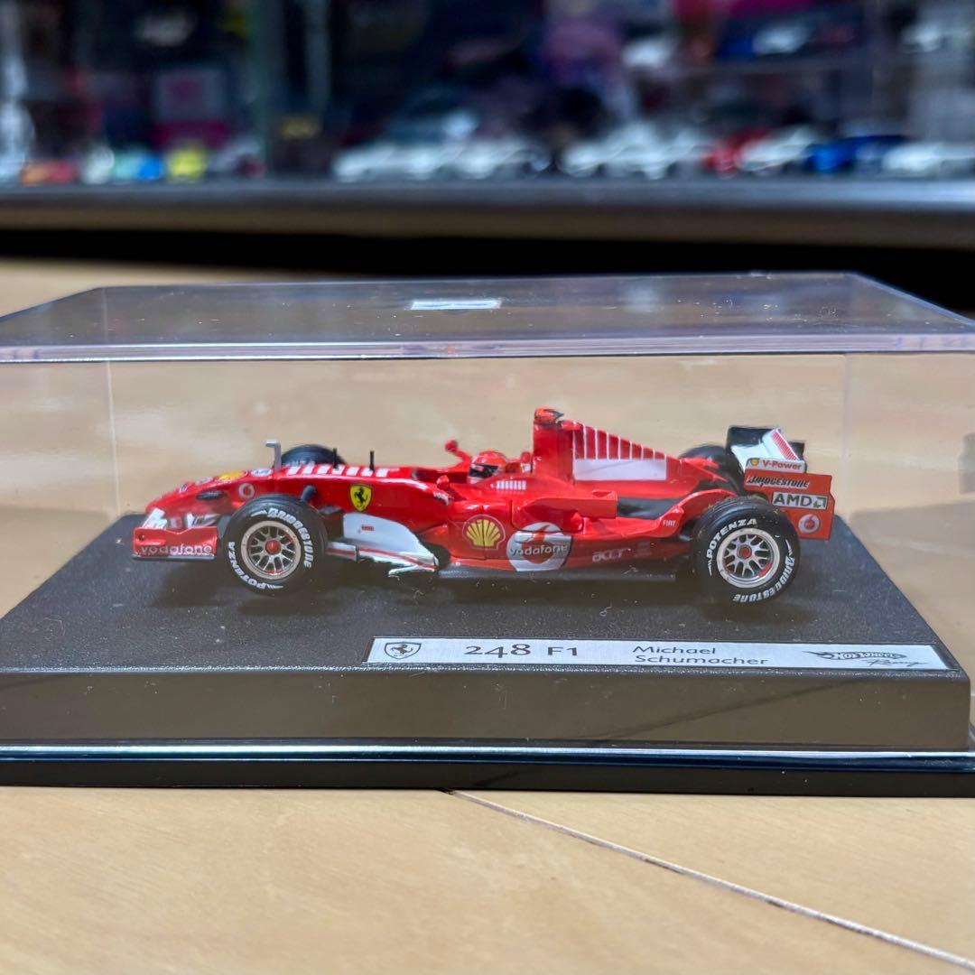 マテル 1/43 フェラーリ 248F1 M.シューマッハ バーコード仕様