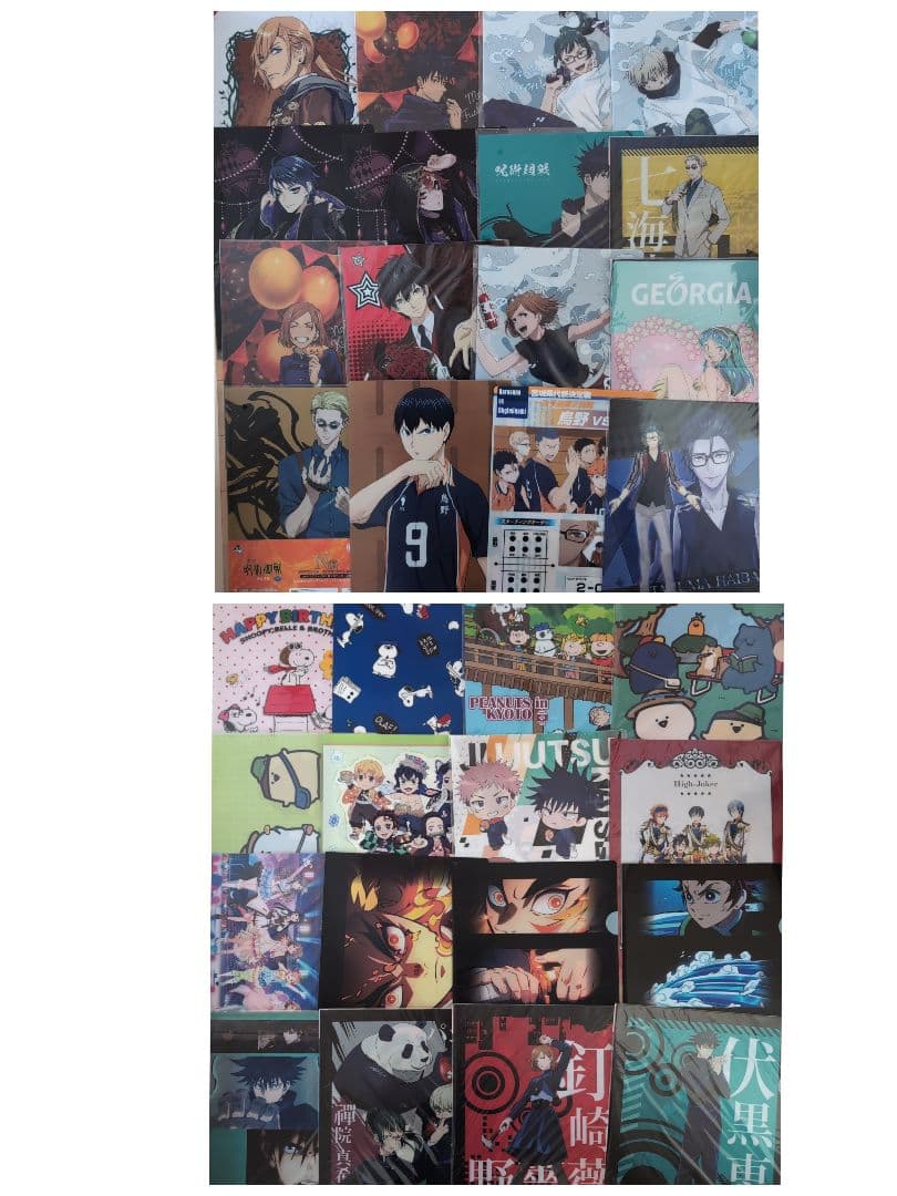 アニメ　漫画　キャラクター　A4 クリアファイル　大量　まとめ売り　360点