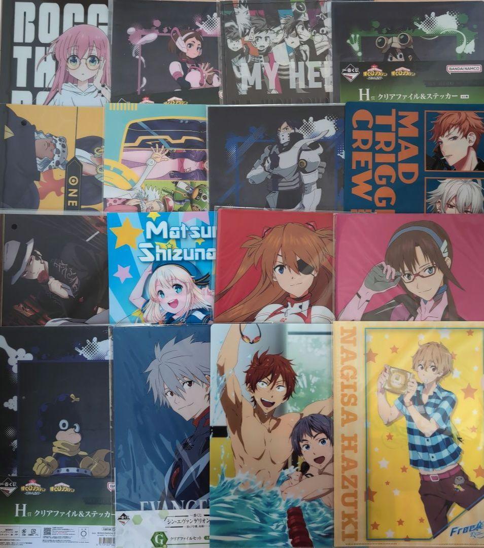 アニメ　漫画　キャラクター　A4 クリアファイル　大量　まとめ売り　360点
