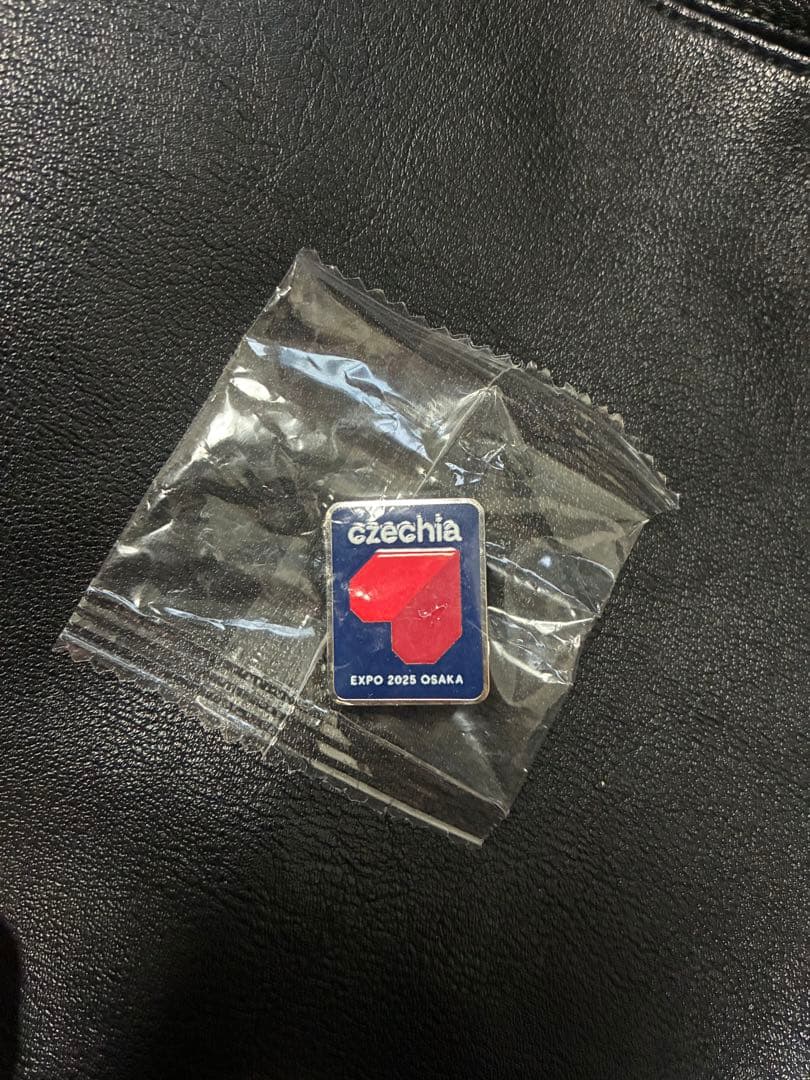 【大阪関西万博】チェコパビリオン 関係者用 非売品ピンバッジ 青EXPO2025