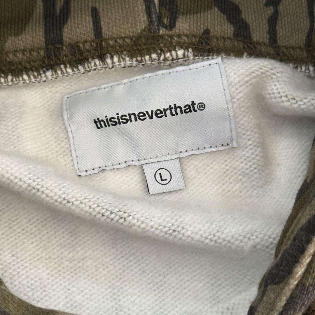 thisisneverthat ネバザ　迷彩　パーカー L カモフラージュ　韓国