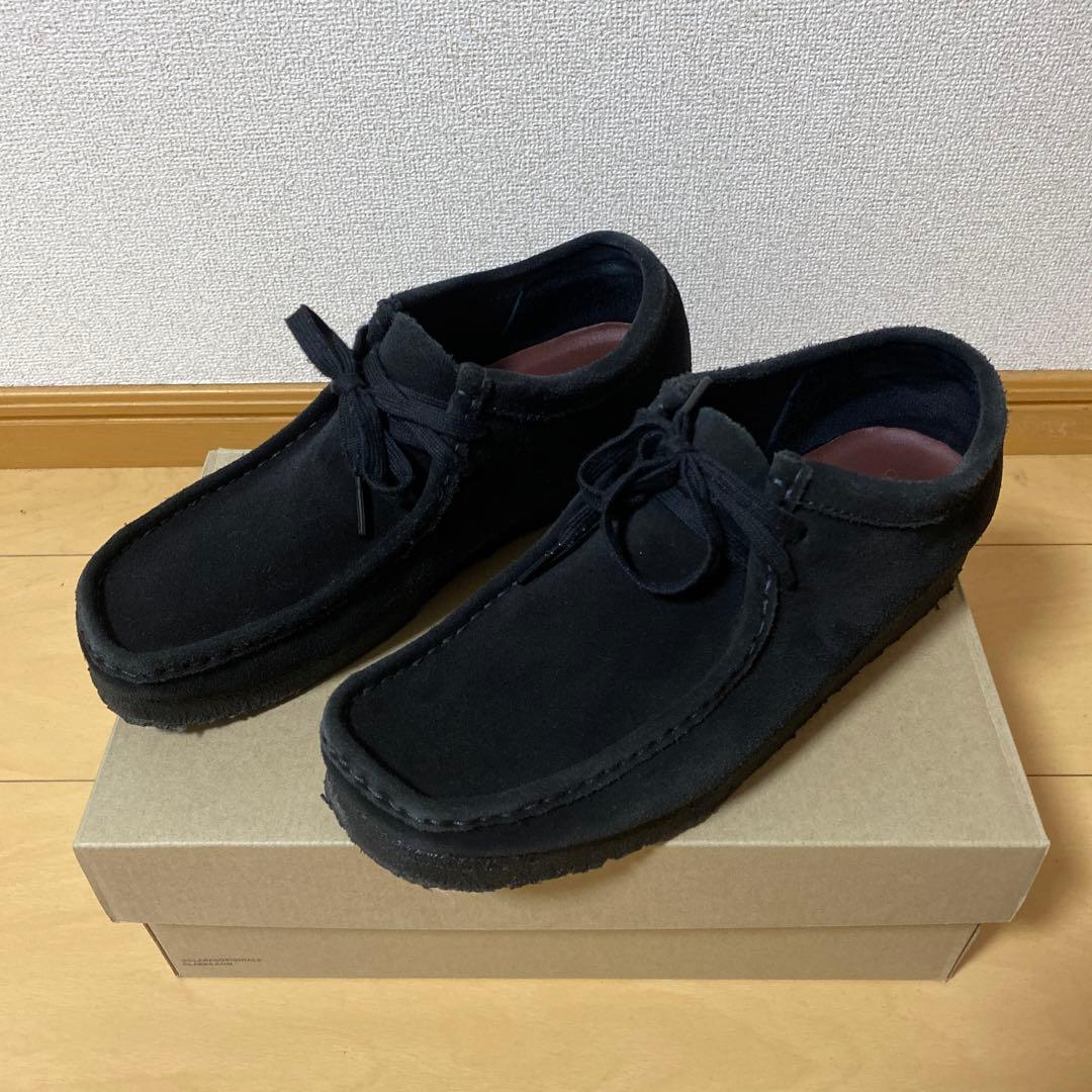 Clarks ワラビー　ブラック