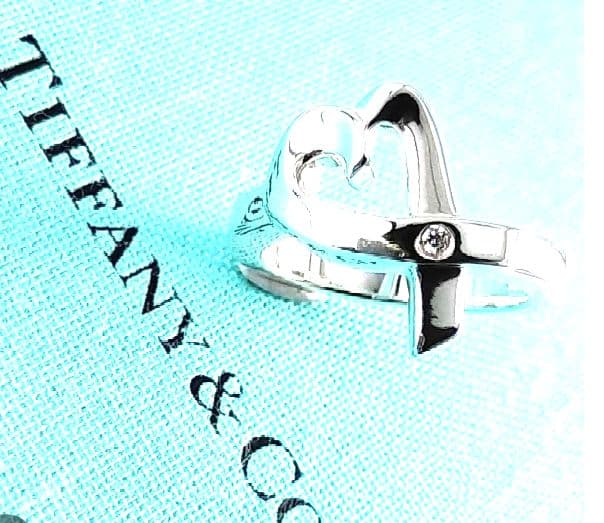 未使用級ティファニーラビングハートリング