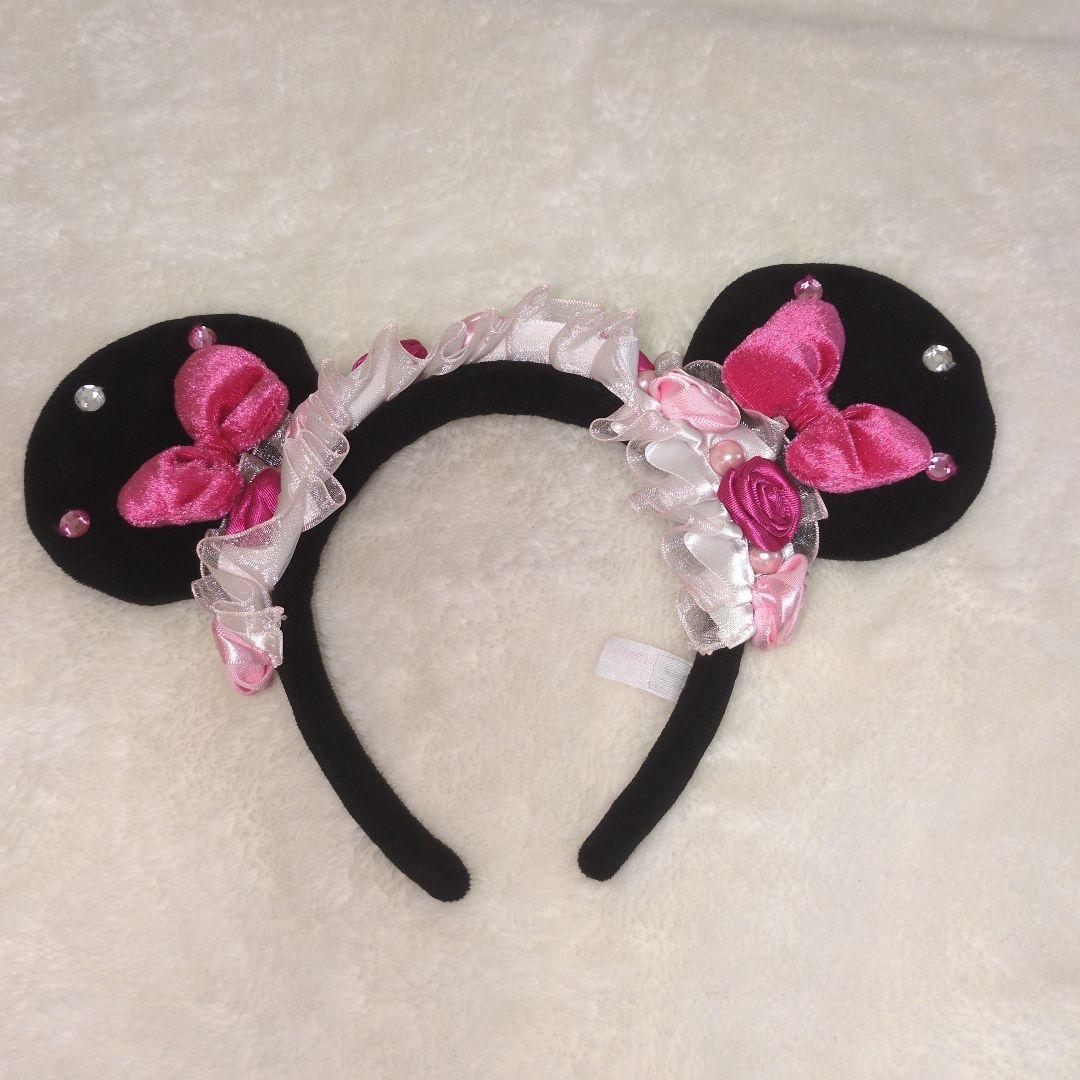 ミニーちゃんカチューシャ3点セット　　　　　　※1回のみ使用目立つ傷や汚れ無し。