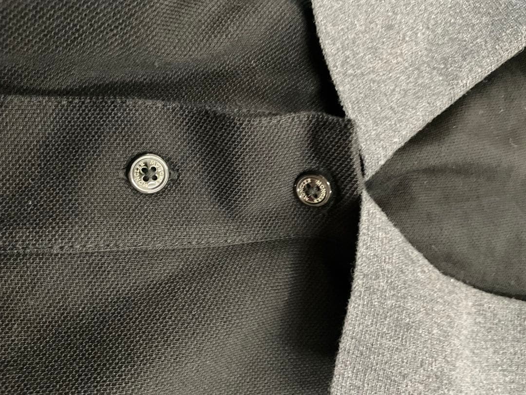 e12 MONCLER レディース　襟ロゴ　ポロシャツ　XL