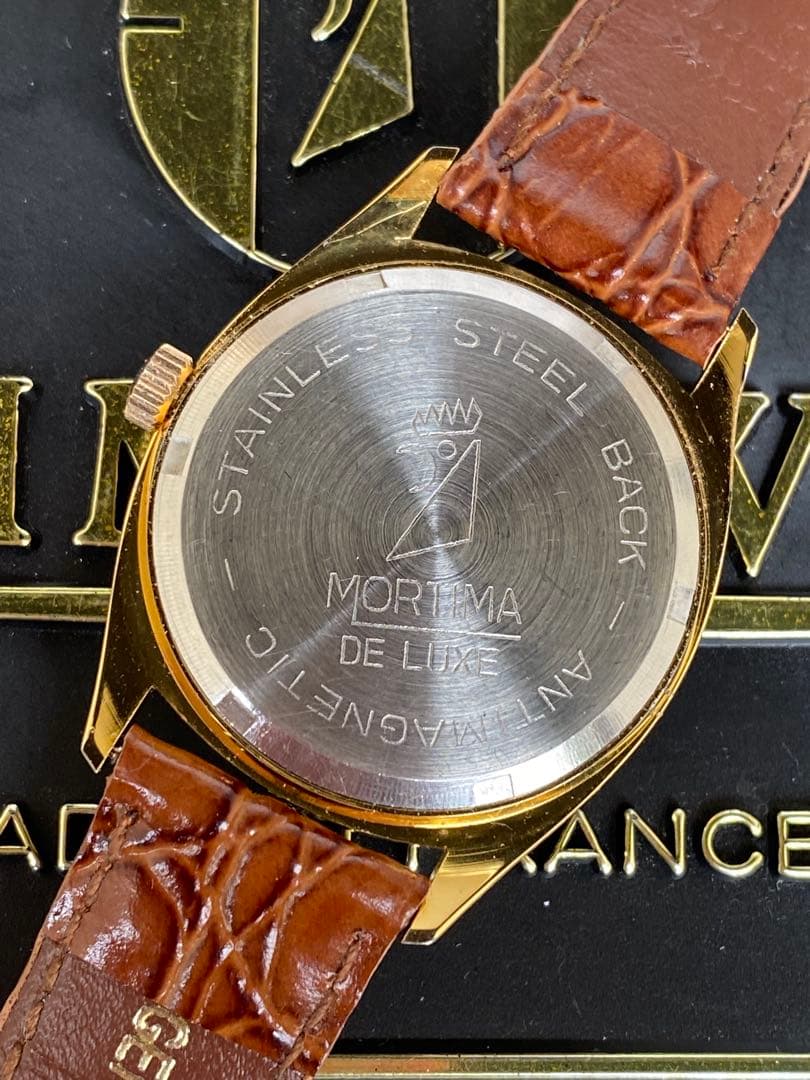 MORTIMA メンズ　ビンテージ　手巻き機械時計　フランス製