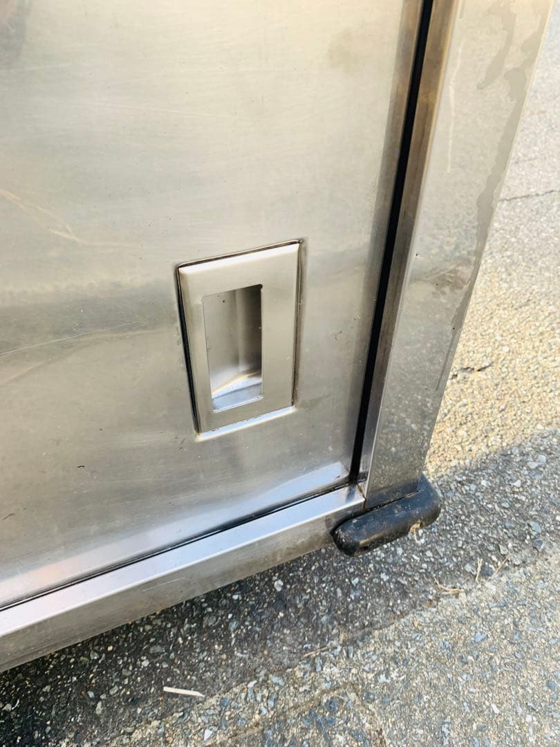 戸棚 ステンレス製収納　業務用　扉付き　高さ調整可能棚付き　120cm