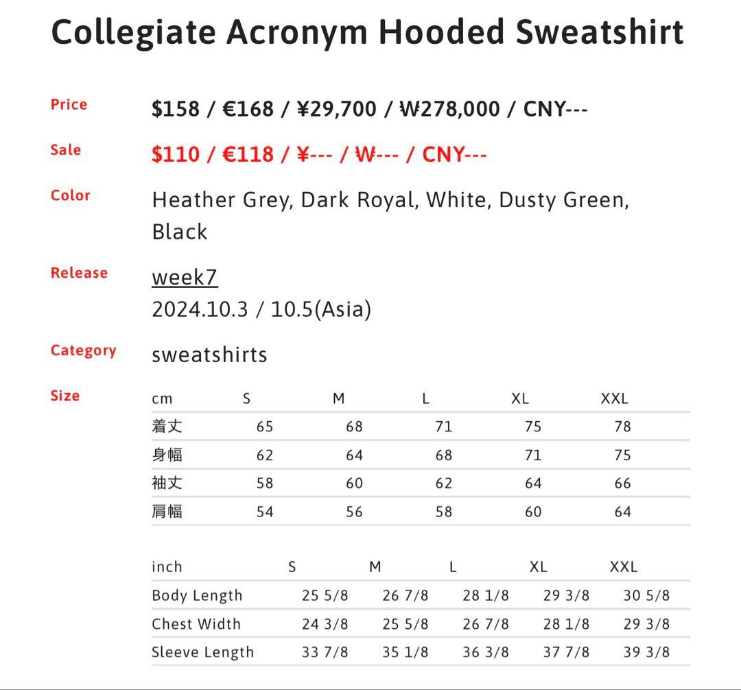 SUPREME パーカー　グレー　Mサイズ