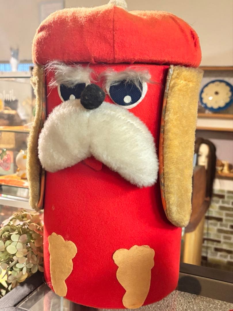 昭和レトロ　わんちゃん　犬　レトロポップ　小物入れ　ボックス　希少　当時物