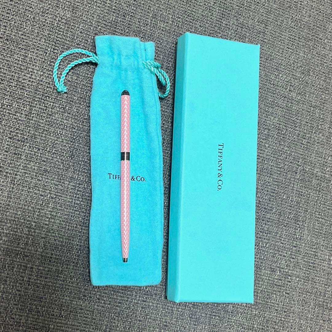 ティファニー/TIFFANY&Co./箱付きピンクボールペン