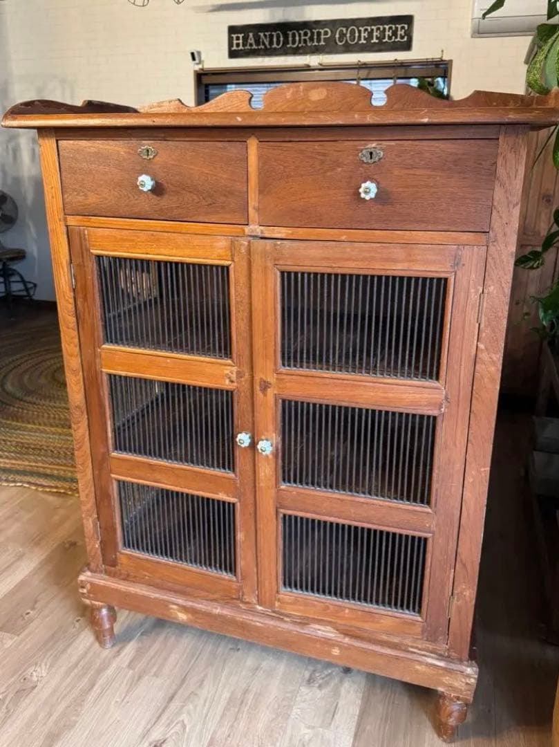 インド　ヴィンテージ　キャビネット　アンティーク　オールドメゾン風