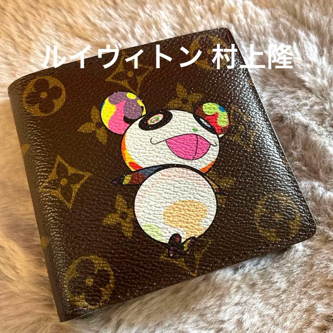 大幅値下げしました！ルイヴィトン　二つ折り財布　村上隆