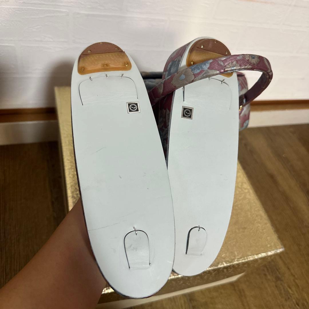 新品 未使用 着物 和装 草履バッグセット 総本革