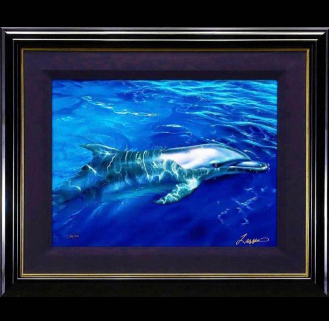 【美品版画】クリスチャン R ラッセン『タヒチアン ブルー』