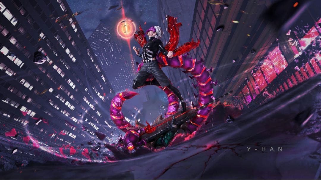 東京喰種トーキョーグール 金木研【百足半赫者ver.】フィギュア ガレージキット