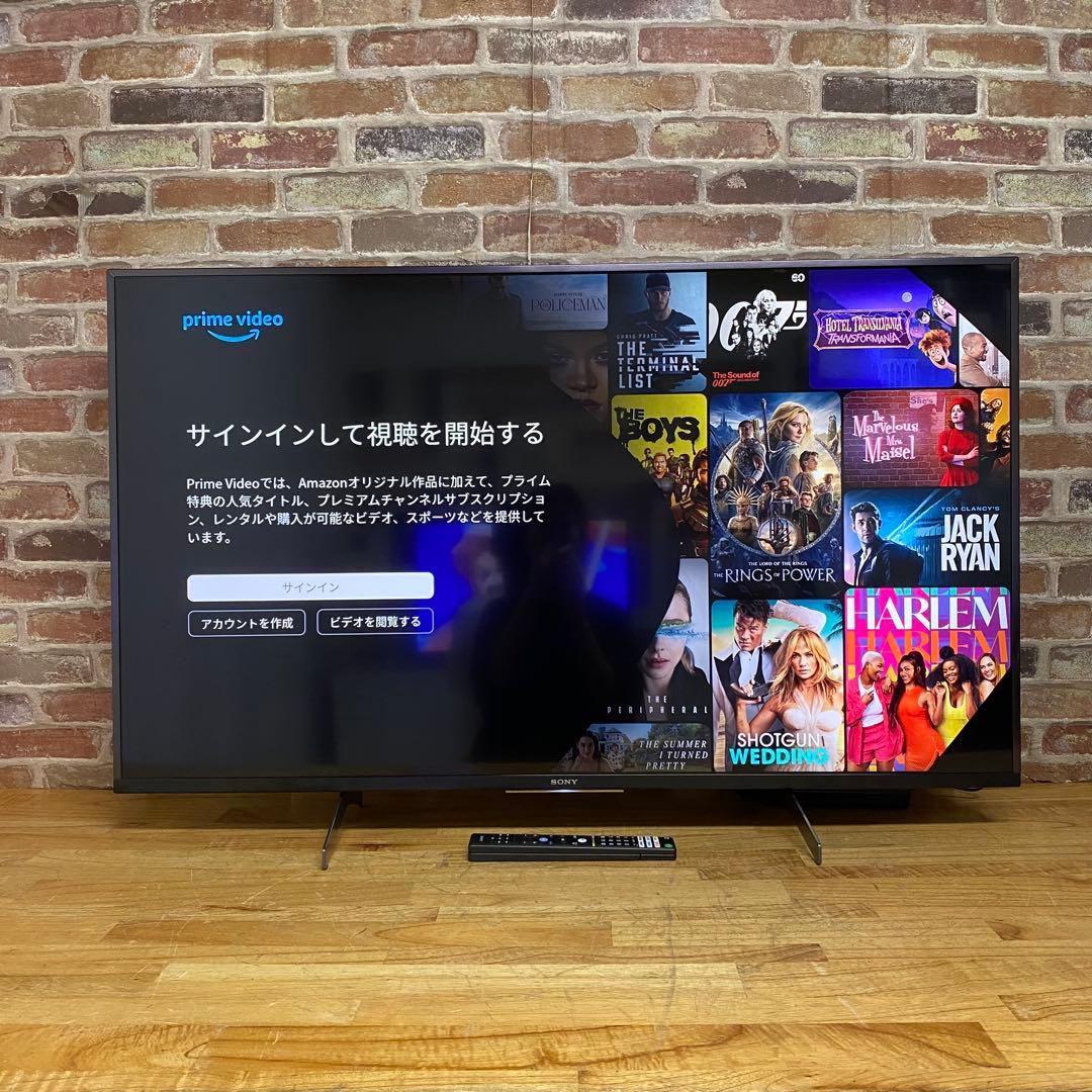 SONY 49V型 4K液晶テレビ BRAVIA KJ-49X8500H
