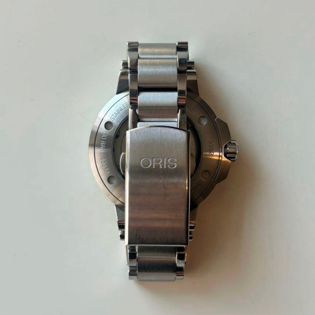 ORIS オリス アクイスデイト 39.5mm ブルー文字盤