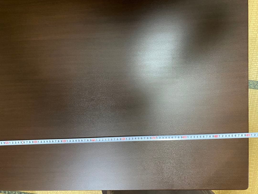 ニトリ　ダイニングテーブル 昇降式　ブラウン　広島県　お引き取り限定