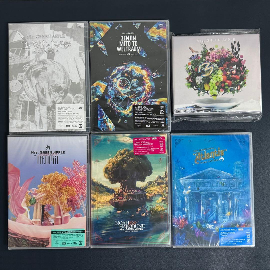 Mrs.GREEN APPLE 通常盤 DVD 6枚