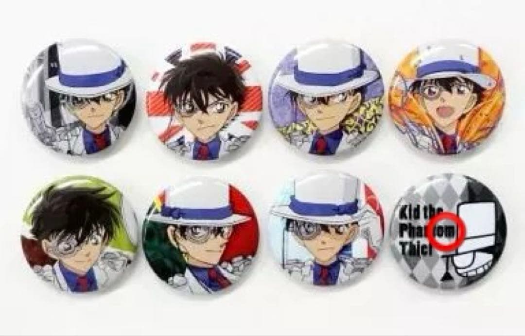 まじっく快斗 キッドがいっぱい vol.2 缶バッジ 怪盗キッド 黒羽快斗 ③