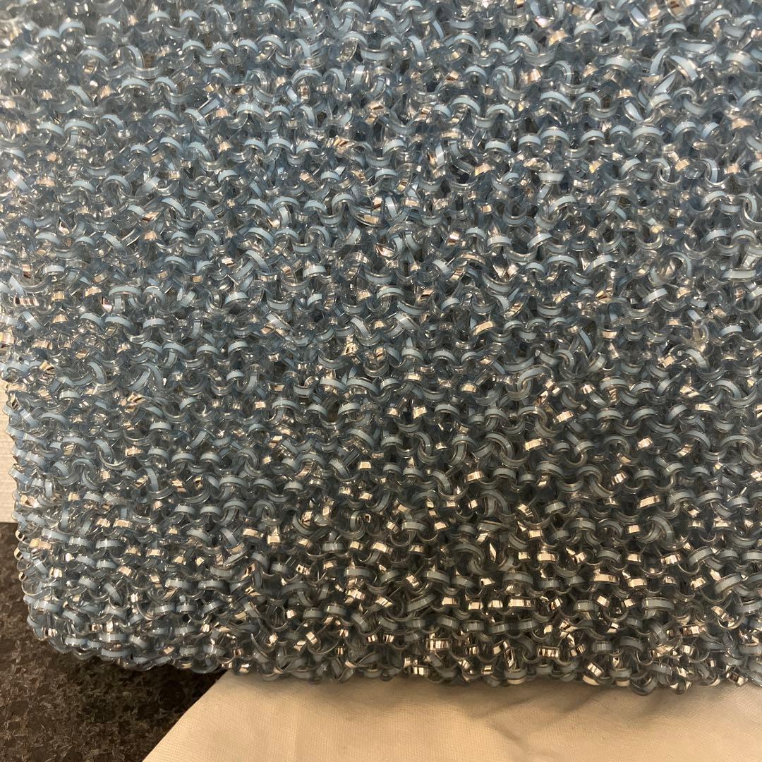 アンテプリマ　ワイヤーバッグ　水色　ギャランティカードつき