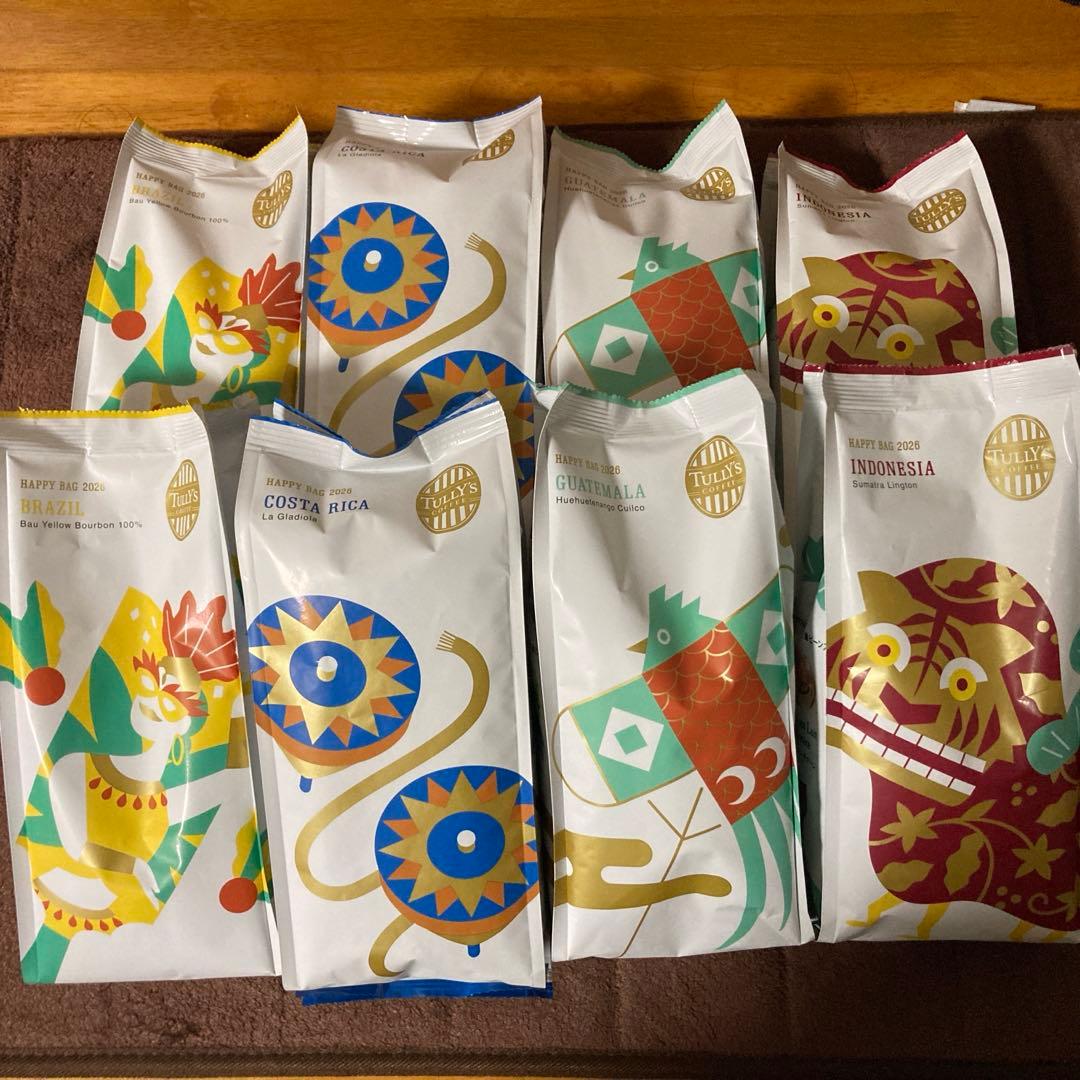 タリーズコーヒー　ハッピーバッグ　2026 コーヒー豆　粉