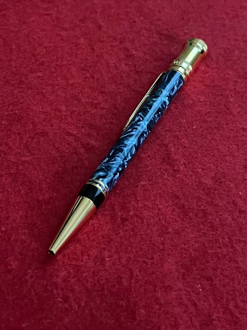 パーカーボールペン デュオフォールド‼️綺麗‼️木製専用ケース入‼️ネーム刻印あり