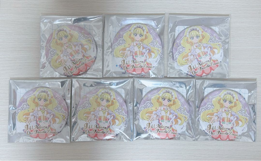 キュアフィナーレ 缶バッジ トゥイ缶 7点セット