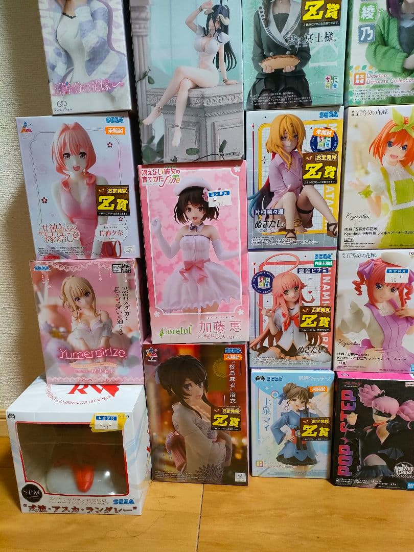 美少女フィギュア　47個　纏め売り　まとめ売り　1番くじ　プライズ