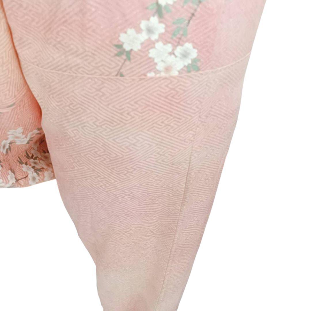 LULU91 着物 振袖 ピンクオレンジ グラデーション 花 やまと謹製