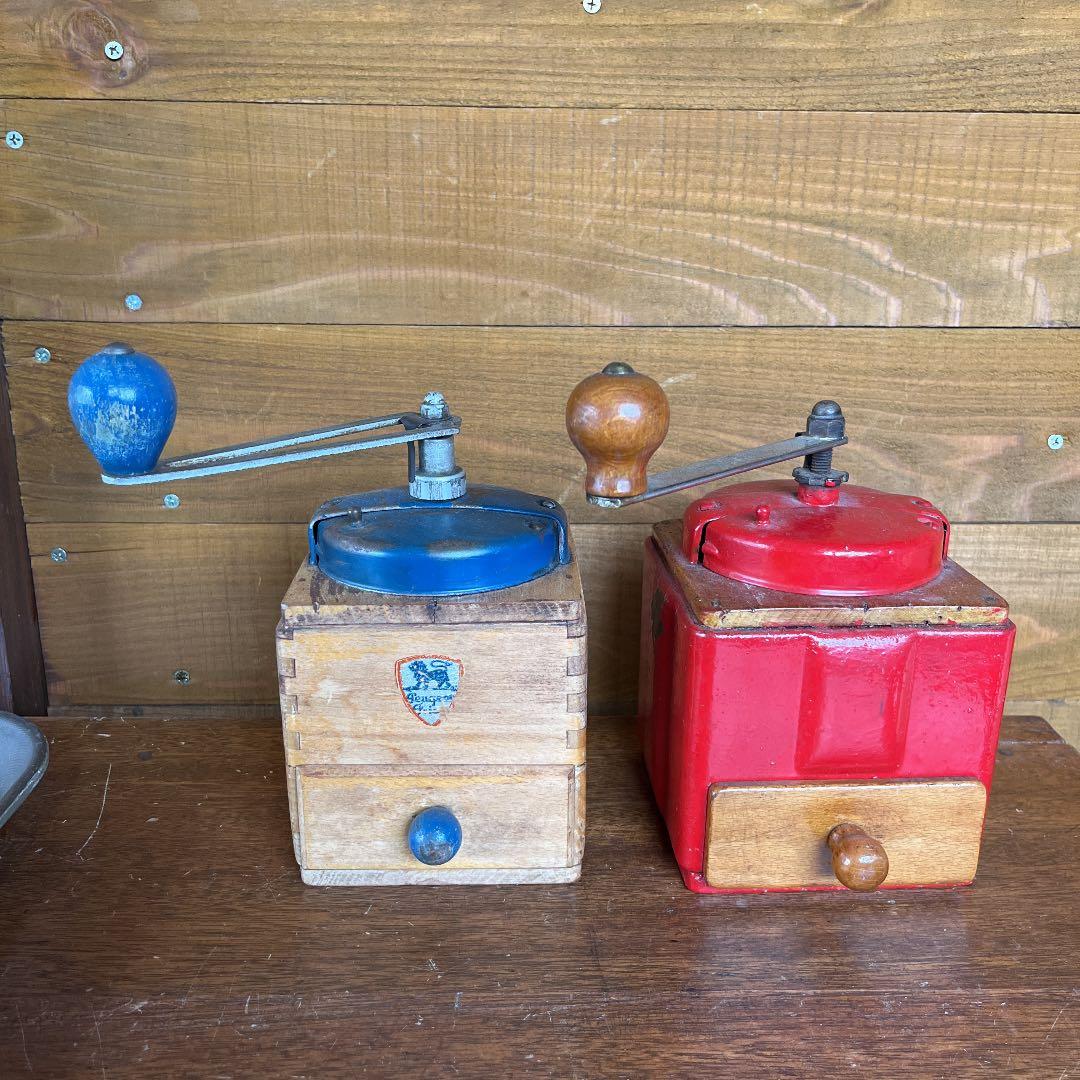 アンティーク　プジョーコーヒミルセット