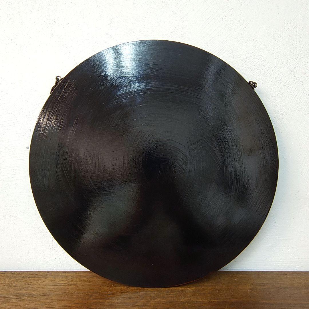 鎌倉彫 能面 般若 雲盤 壁飾り レリーフ 魔除け 厄除け 銘あり